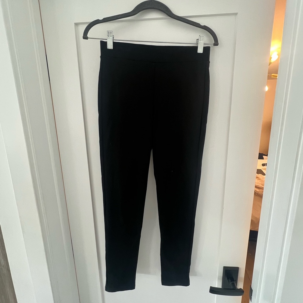 Theory Black Slim Fit Pants